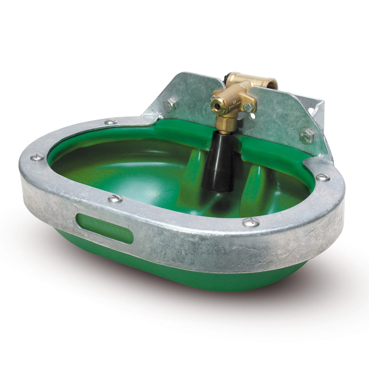 F40 Non-spill HDPE drinker with full metal protection