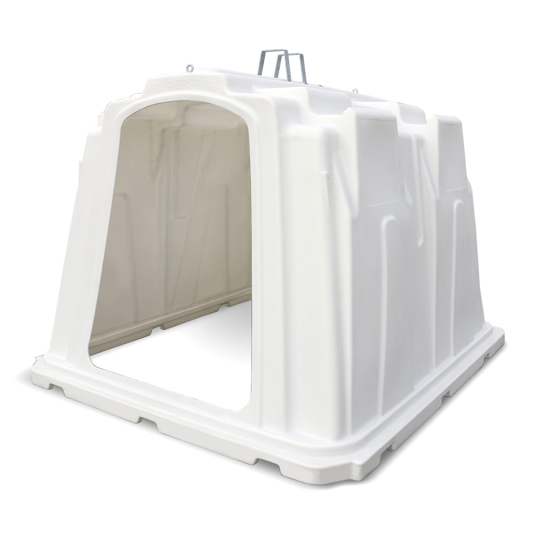 SUPERSTAR One-Piece HDPE Hutch For 5 Calves